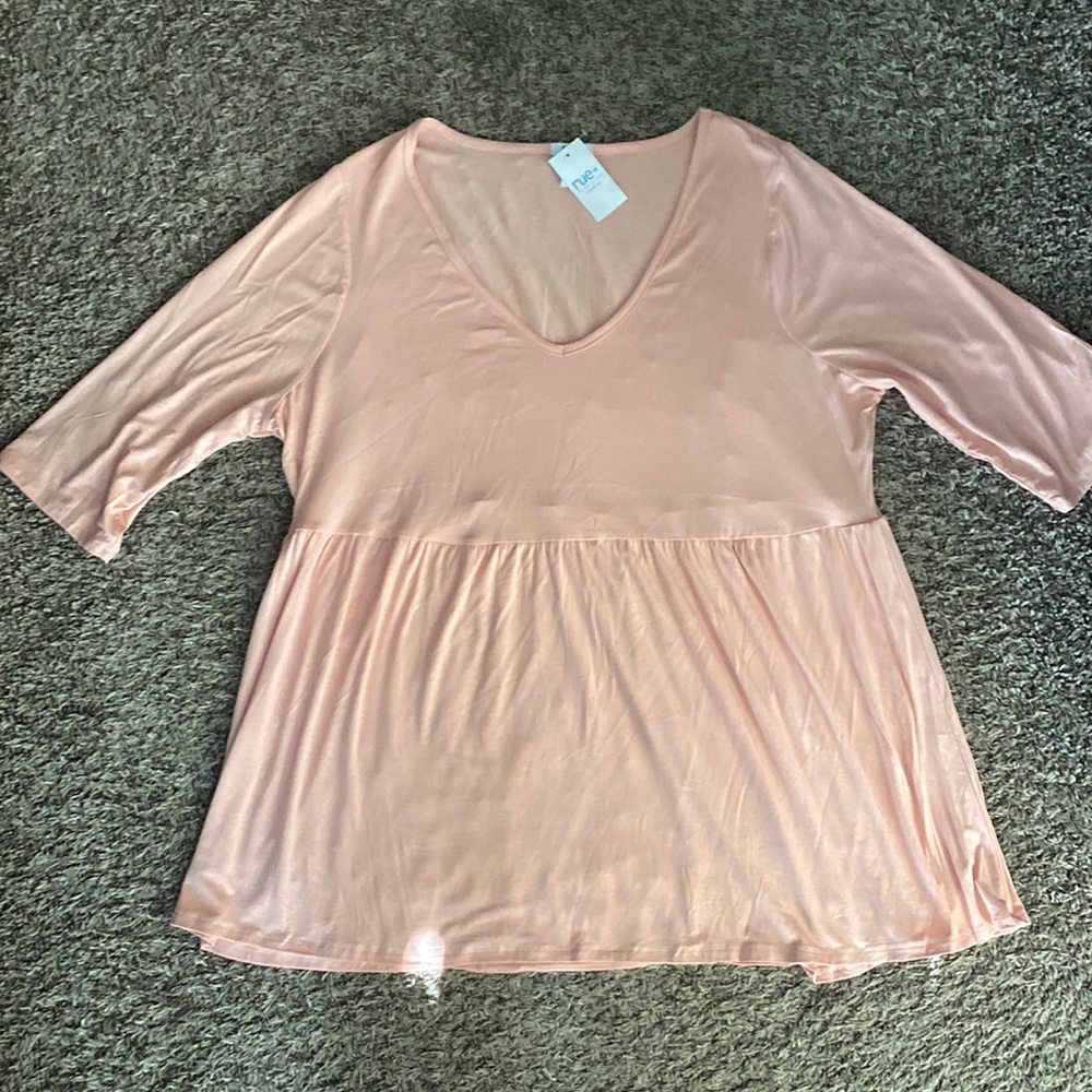 Rue 21 Peach Shirt 3X